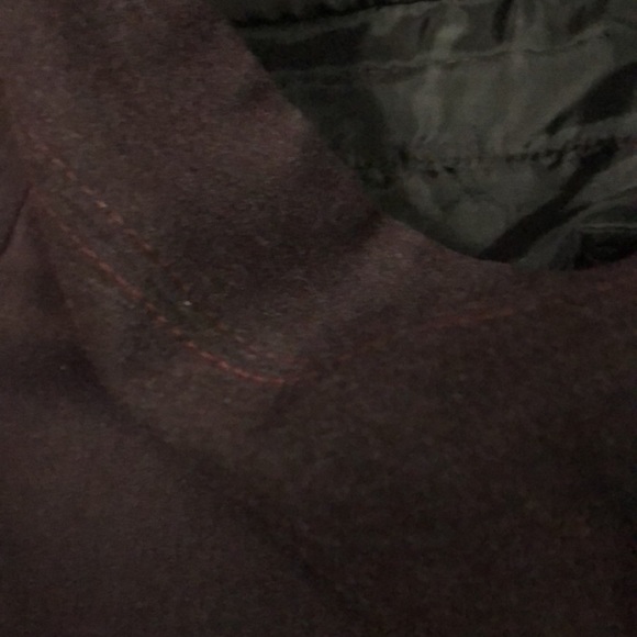 Express Dark Plum Editor Business Casual Bootcut Pants size 4R - Picture 6 of 11